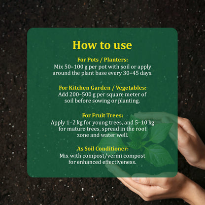 काला सोना नीम खली - 1 किलोग्राम