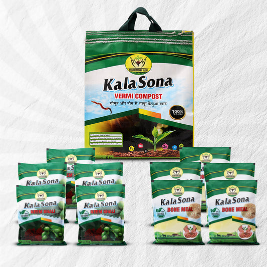 Kala Sona Fruiting combo Large 10KG Vermicompost 10KG Bonemeal